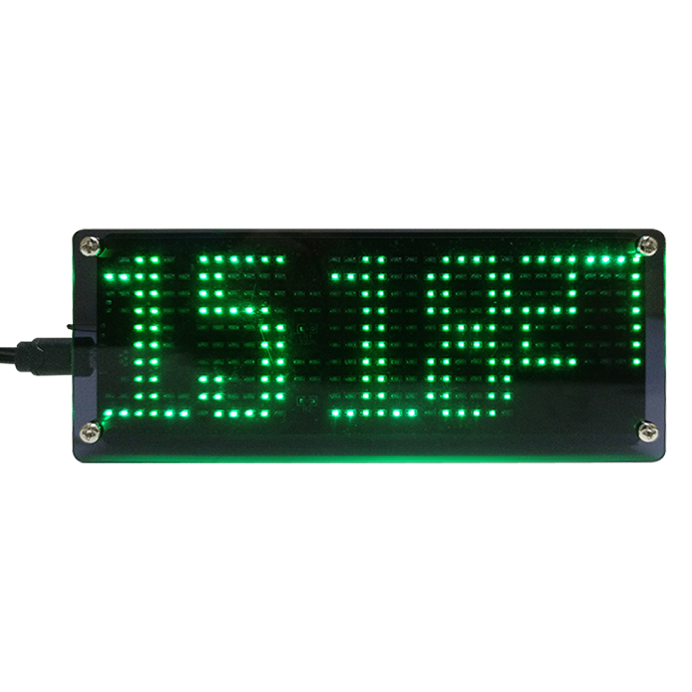 Diy Electronics News - DIY 디지털 도트 매트릭스 시계 전자