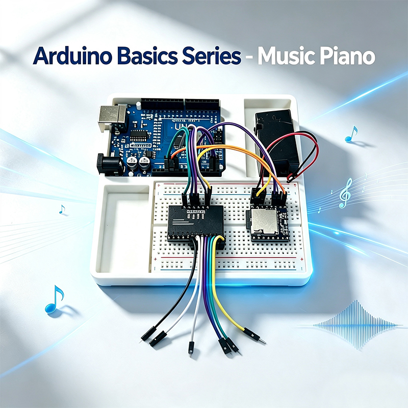 Diy Electronics Kits For Beginners - 아두이노 기초 시리즈 음악 피아노 DIY