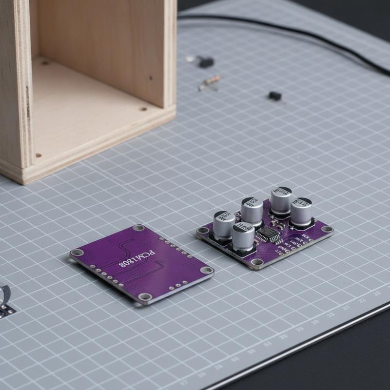 Diy Electronic Modules - 신형 24비트 PCM1808 스테레오 ADC 모듈