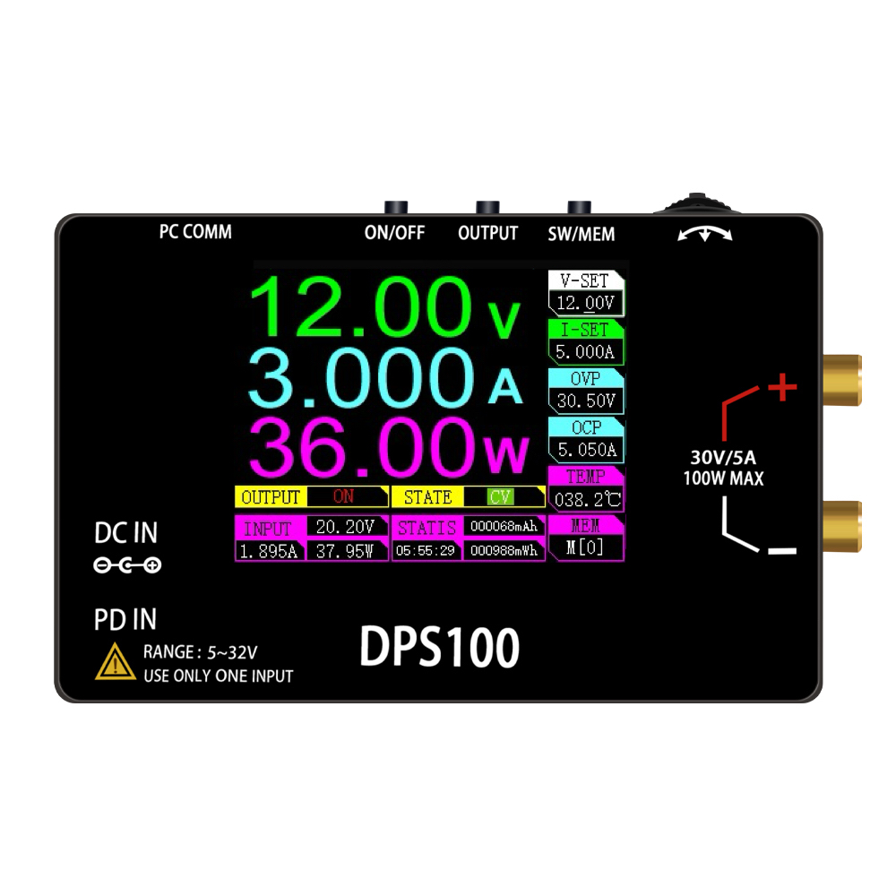 Dc Power Supply Variable - DPS100 포켓 실험실 DC 전원 공급