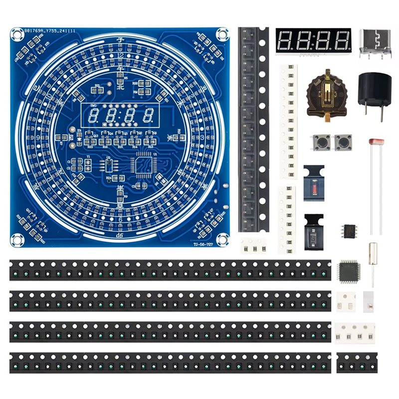Diy Electronics Kits For Beginners - ABAE-다기능 디지털 시계 DIY 납땜 키트