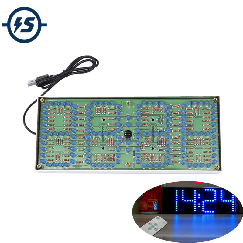 Diy Electronics India - ECL-132 DIY 키트 블루 시계 스크린